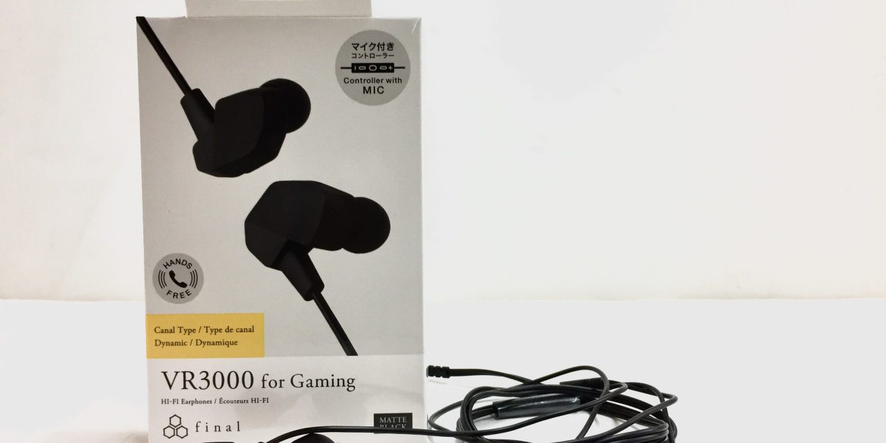 Final VR3000 Gaming Earphones Review