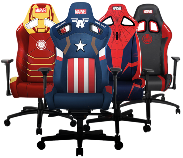 The world’s leading gaming chair brand, AndaSeat, partners with Disney to launch its Avengers Marvel gaming chairs