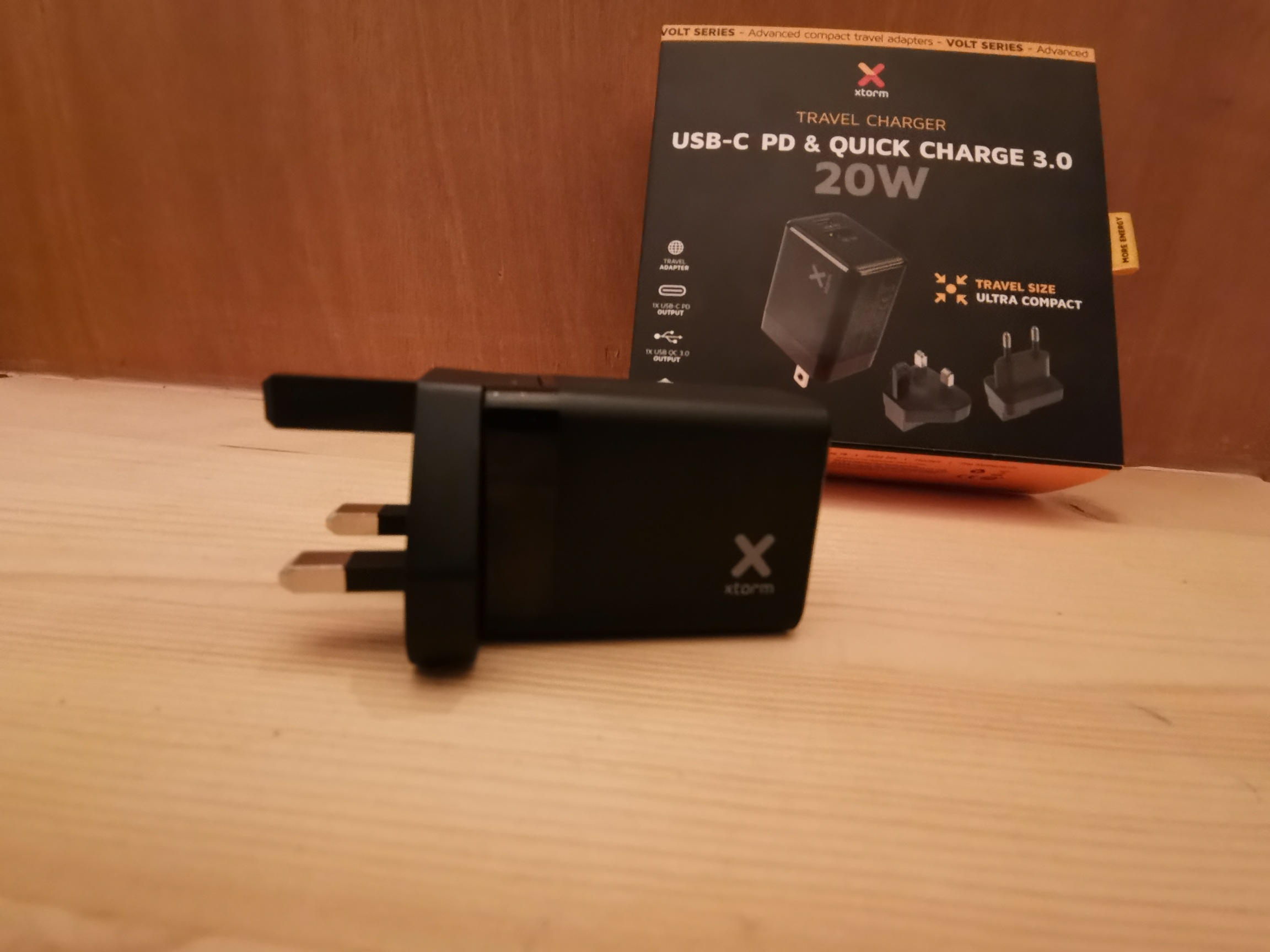 Xtorm Volt Series Travel Charger USB-C PD & Quick Charge 3.0