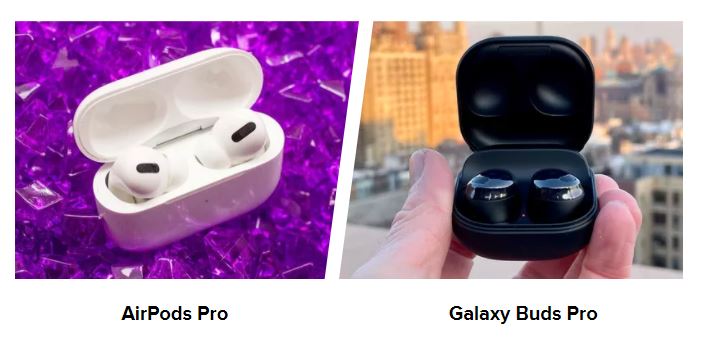 AirPods Pro vs. Galaxy Buds Pro:  A Comparison Between features